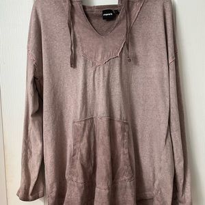 Mono b size L hoodie with kangaroo pocket NWOT